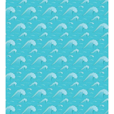 Japanese Ocean Cartoon Duvet Cover Set