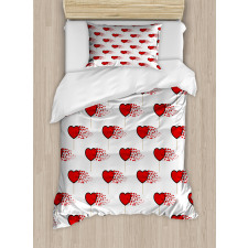 Hearts Lollipops Duvet Cover Set