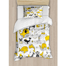 Childish Funny Animals Duvet Cover Set