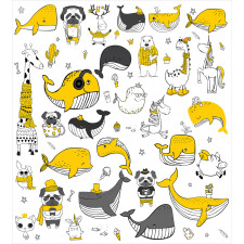 Childish Funny Animals Duvet Cover Set