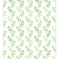 Symmetrical Olive Leaves Duvet Cover Set