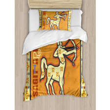 Horoscope Arrow Duvet Cover Set