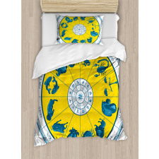 Zodiac Natal Chart Duvet Cover Set