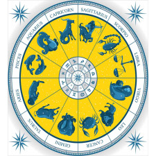 Zodiac Natal Chart Duvet Cover Set