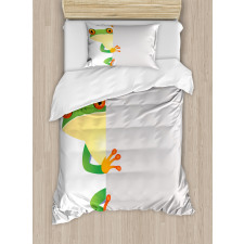 Frog Prince Reptiles Duvet Cover Set