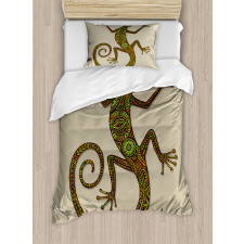 Lizard Pattern Duvet Cover Set