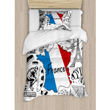 French Culture Duvet Cover Set