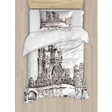 Old Engraved Duvet Cover Set