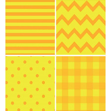 Retro Patterns Zigzag Duvet Cover Set