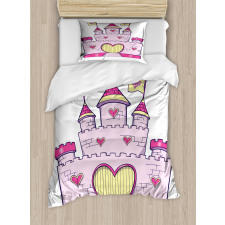 Fantasy Princess Fortress Duvet Cover Set