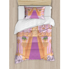 Palace Cartoon Interior Art Duvet Cover Set