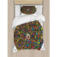 Old Mexican Kingdom Snake Duvet Cover Set