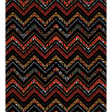 Ethnical Zigzag Chevron Art Duvet Cover Set