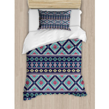 Folkloric Geometrical Art Duvet Cover Set