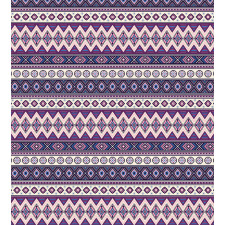 Purple Art Tribal Triangles Duvet Cover Set