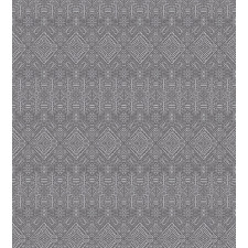 Symmetric Greyscale Motifs Duvet Cover Set