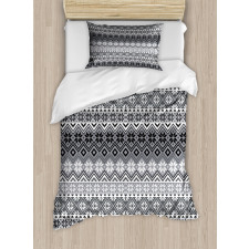 Nordic Snowflake Pattern Duvet Cover Set