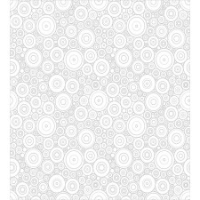 Geometric Circles Retro Duvet Cover Set