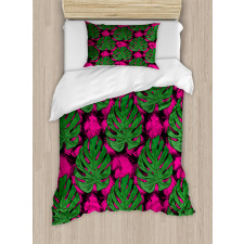 Big and Detailed Leaves Duvet Cover Set