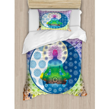 Meditation Theme Zen Art Duvet Cover Set