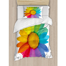 Hippie Daisy Spring Duvet Cover Set