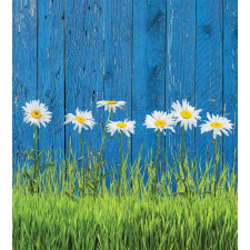 Spring Grass and Daisy Duvet Cover Set