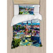 Town Tallinn Estonia Duvet Cover Set