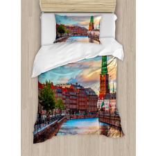 Sunset of Copenhagen Duvet Cover Set