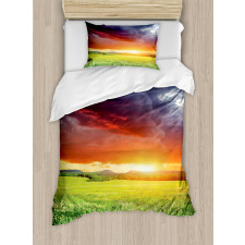 Sunset Modern View Duvet Cover Set