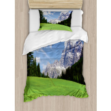 Rural Country Mountain Duvet Cover Set