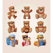 Teddy Bear Kids Design Duvet Cover Set