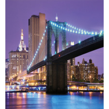 Bridge Towards Manhattan Duvet Cover Set