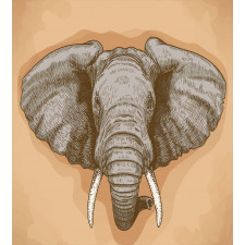 Wild Retro Elephants Duvet Cover Set
