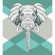 Minimalist Boho Elephant Duvet Cover Set