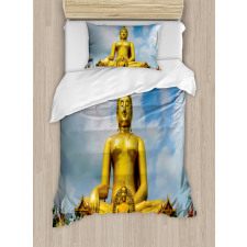 Thailand Ancient Flowers Duvet Cover Set