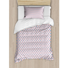 Cheery Polka Dots Graphic Duvet Cover Set