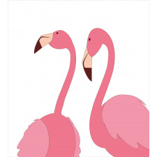 Exotic Pink Birds Animals Duvet Cover Set