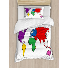 Educational Modern Duvet Cover Set