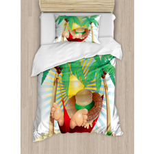 Exotic Summer Paradise Duvet Cover Set