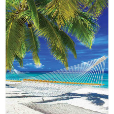 Sandy Palm Coconut Sea Duvet Cover Set