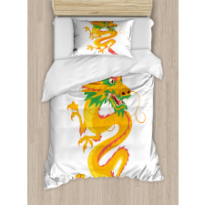 Fierce Animal Cartoon Design Duvet Cover Set