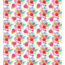 Spring Time Botanical Art Duvet Cover Set