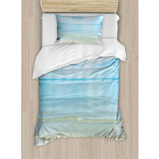 Sea Horizon Shore Beach Duvet Cover Set