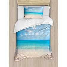 Tropical Sea Coast Sky Duvet Cover Set