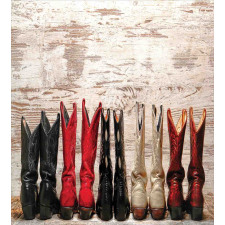 Rustic Wild West Boots Duvet Cover Set
