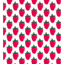 Repetitive Raspberries Design Duvet Cover Set