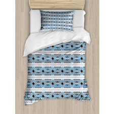 Pattern of Geometric Motifs Duvet Cover Set