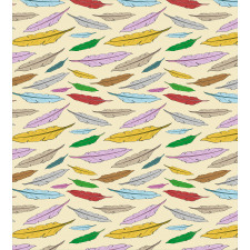 Bohemian Feathers Pattern Duvet Cover Set