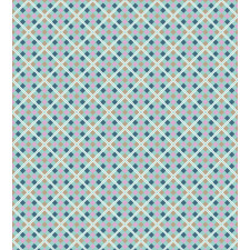 Diagonal Squares Geometric Duvet Cover Set