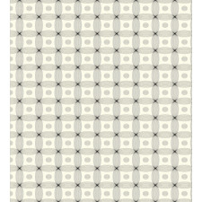 Thin Line Art Modern Grid Duvet Cover Set